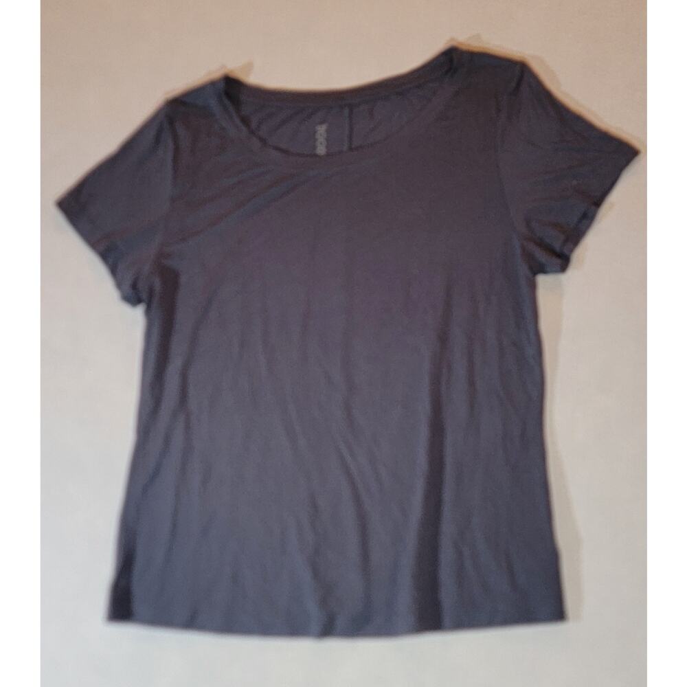 Boody Bamboo Crew Neck T-Shirt Dark Grey Storm Size M